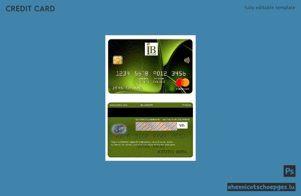 Liberia IB International Bank Mastercard Beispielvorschau